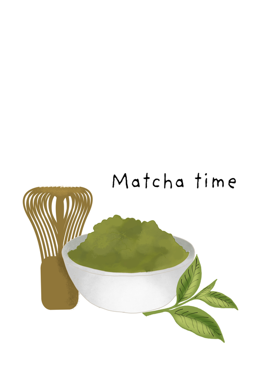 Lámina Matcha time 2