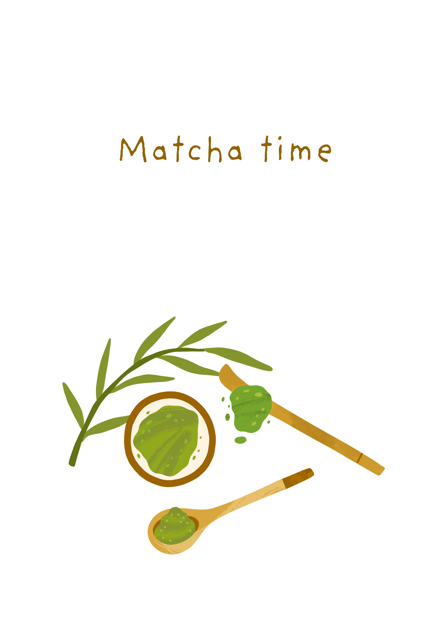 Lámina Matcha time 4