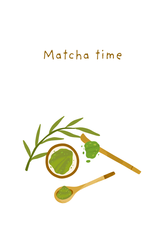 Lámina Matcha time 4