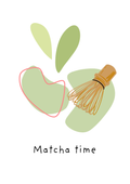 Lámina Matcha time 3