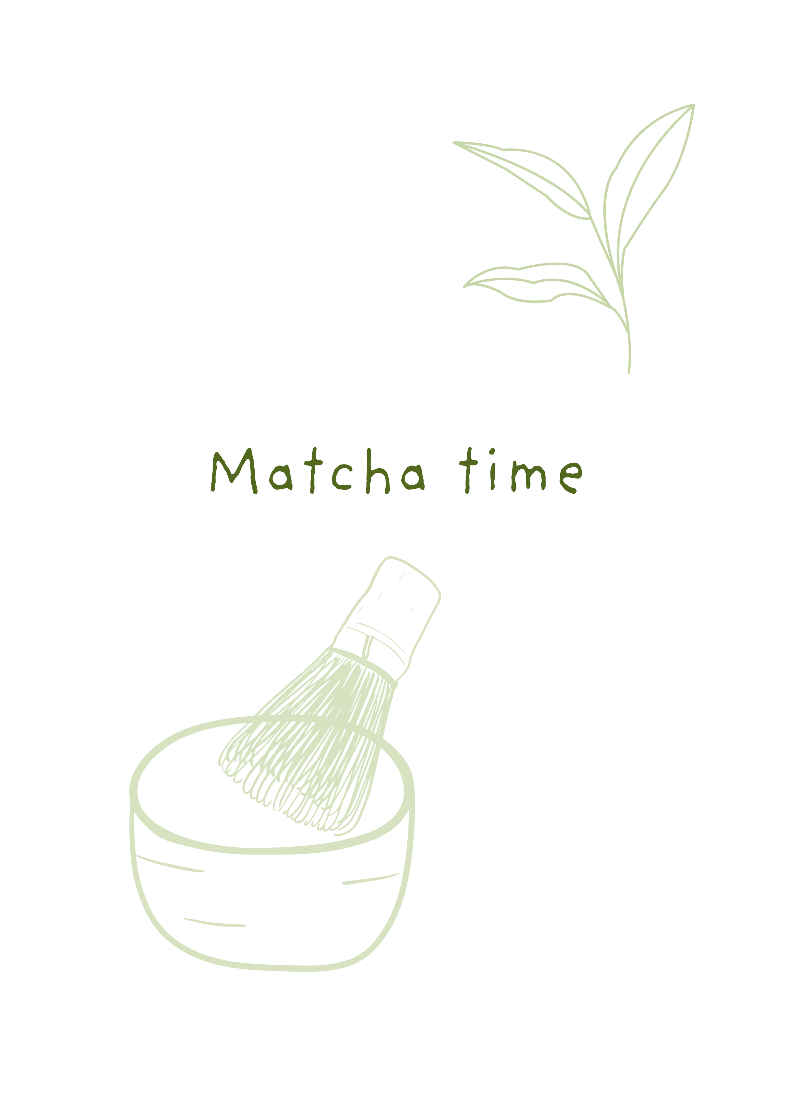 Láminas Matcha Lovers