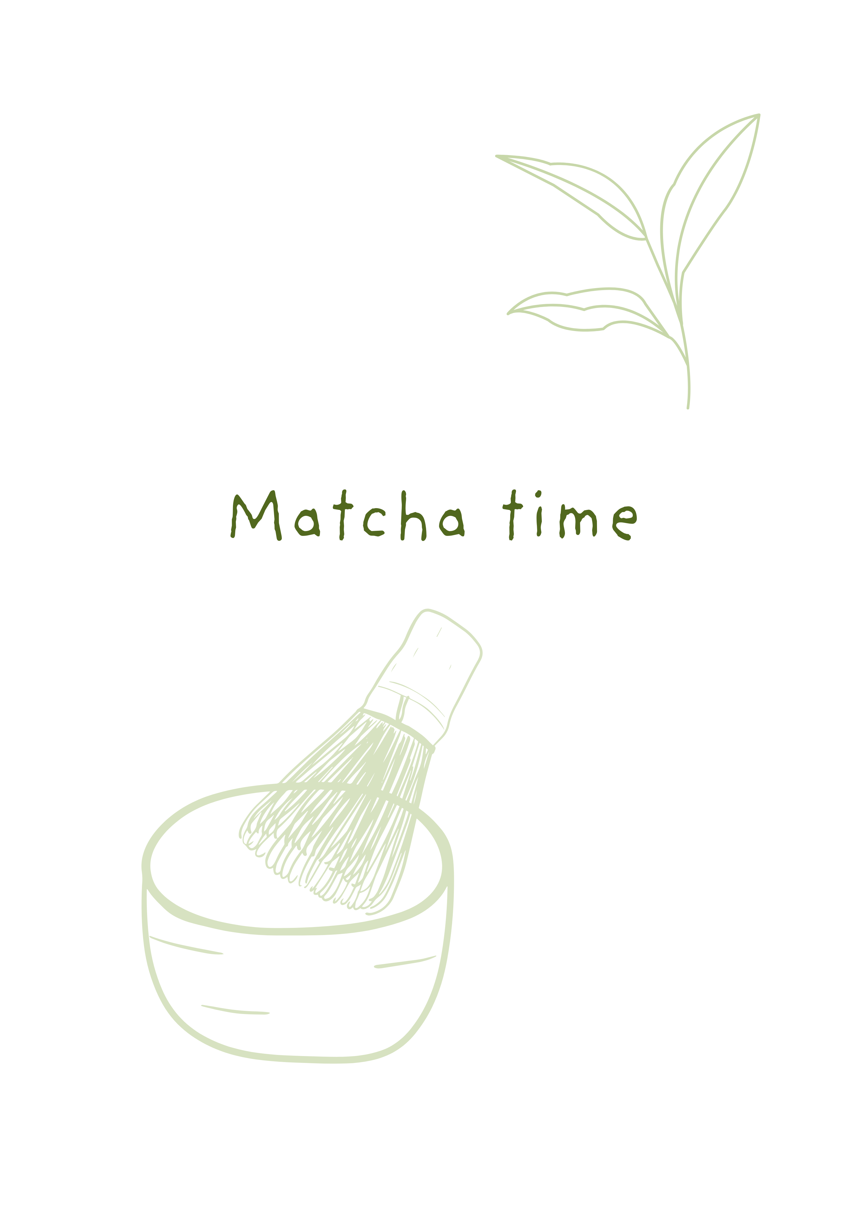 Lámina Matcha time 6